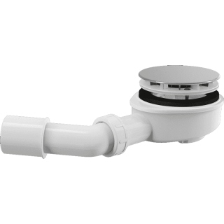 Выпускной комплект для душевого поддона AlcaPlast с толстыми стенами хромированный A492CR